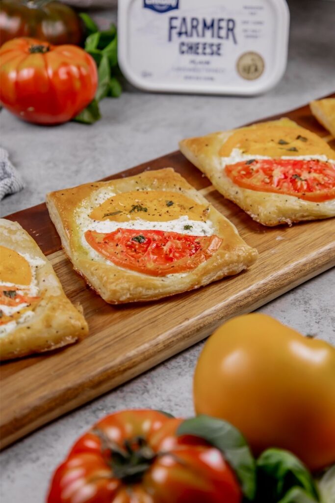 Tomato Tartlets with Farmer Cheese - Made with Lifeway