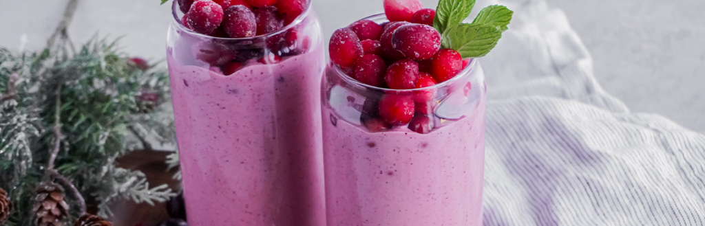 Cranberry Mint Smoothie