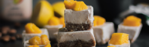 Mango Cheesecake Bites