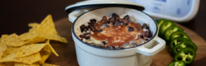 Raspberry and Black Bean Dip