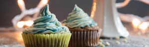 Vanilla Snowflake Cupcakes