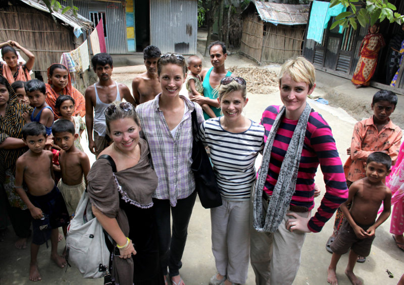 Lifeway CEO Julie Smolyansky with Every Mother Counts in Bangladesh.
