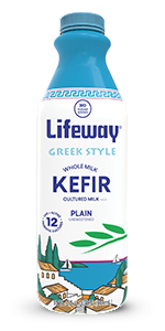 Lifeway Greek Style Plain Whole Milk Kefir 32oz Bottle