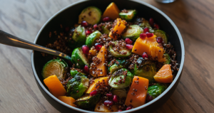 Quinoa Brussels Sprout Salad