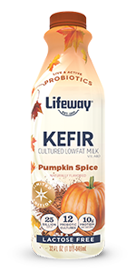 Lifeway Seasonal Pumpkin Spice Lactose-Free Kefir