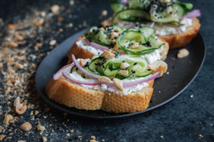 Thai Cucumber Toast