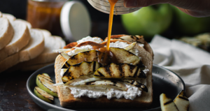 Apple Cider Caramel Toast