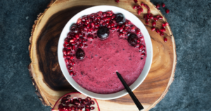 Cherry Pomegranate Smoothie Bowl