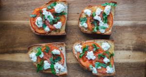 Margherita Pizza Toast