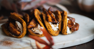 Pumpkin Pancake Tacos