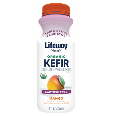 8 oz. Mango Organic Whole Milk Kefir - Lactose-Free