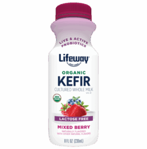 8 oz. Mixed Berry Organic Whole Milk Kefir - Lactose-Free
