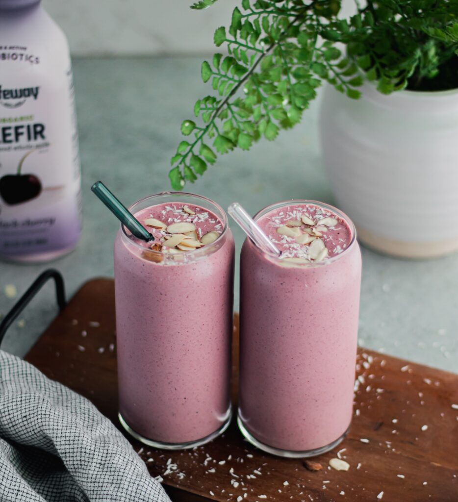 Allergy Support Smoothie made with Lifeway Kefir