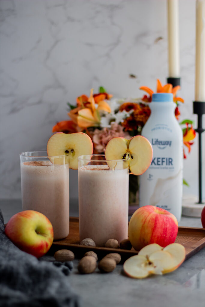 Apple Cider Smoothie made with Lifeway