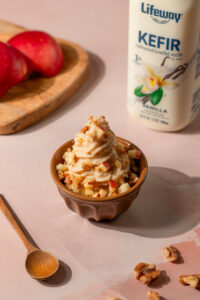 Apple Crisp Soft Serve Frozen Kefir made with Lifeway Kefir