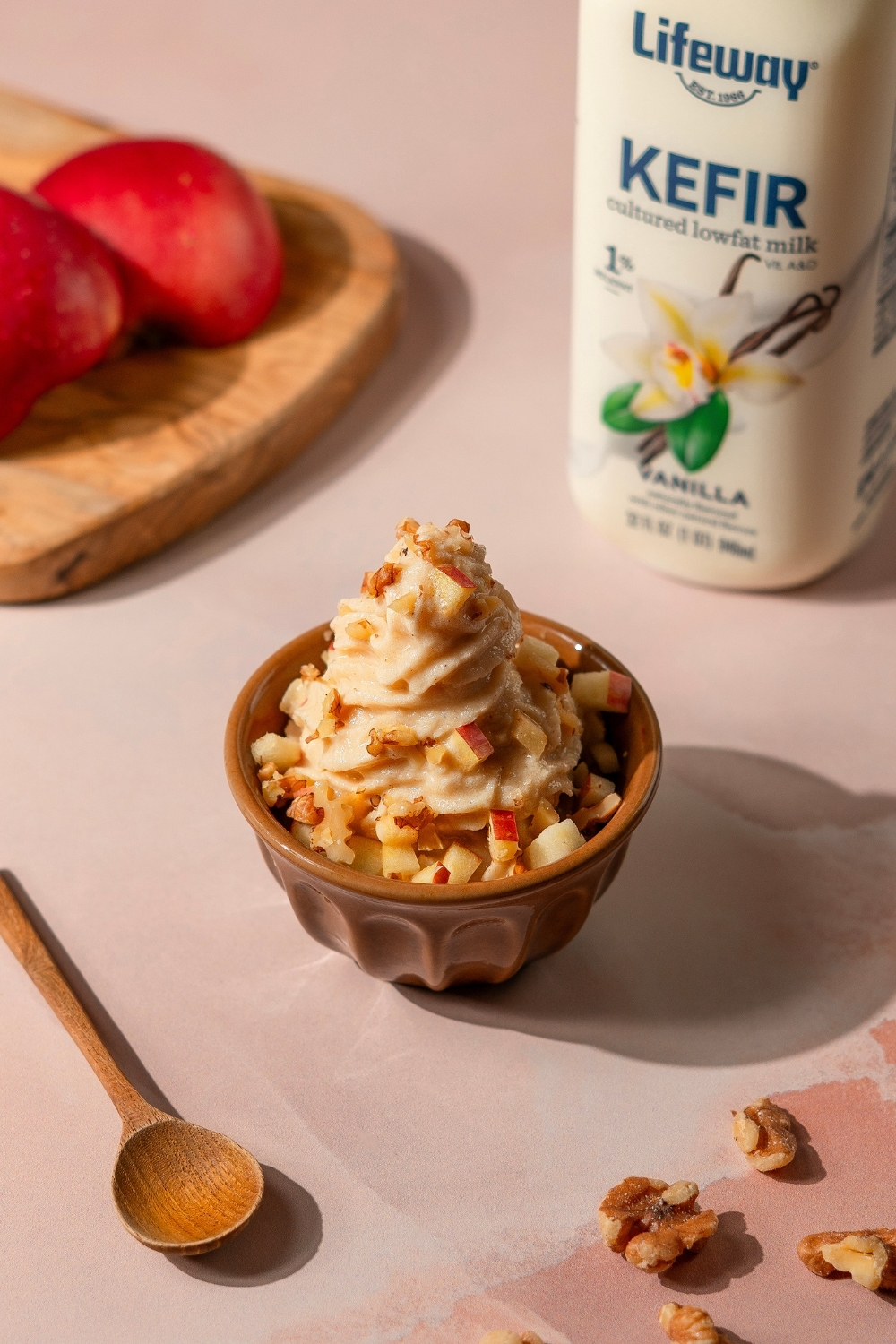 Apple Crisp Soft Serve Frozen Kefir made with Lifeway Kefir