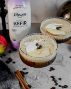 Apple Espresso Probiotic Mocktail made with Lifeway