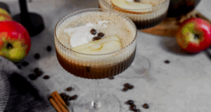 Apple Espresso Probiotic Mocktail made with Lifeway