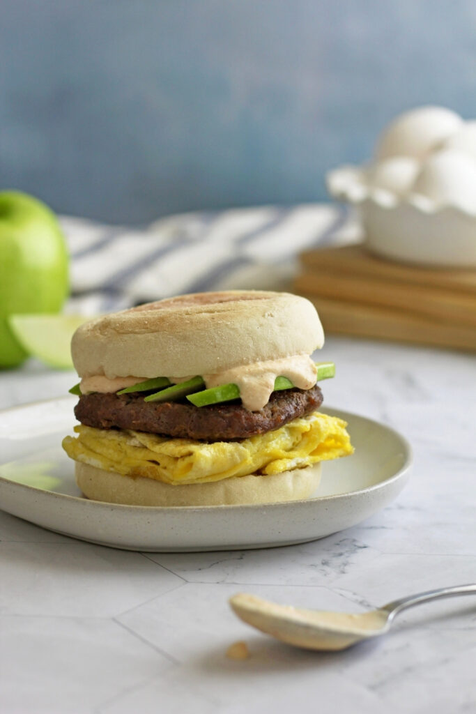 Autumn Harvest Breakfast Sandwiches made with Lifeway Farmer Cheese