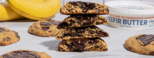 Banana Bread Cookies made with Lifeway Kefir Butter