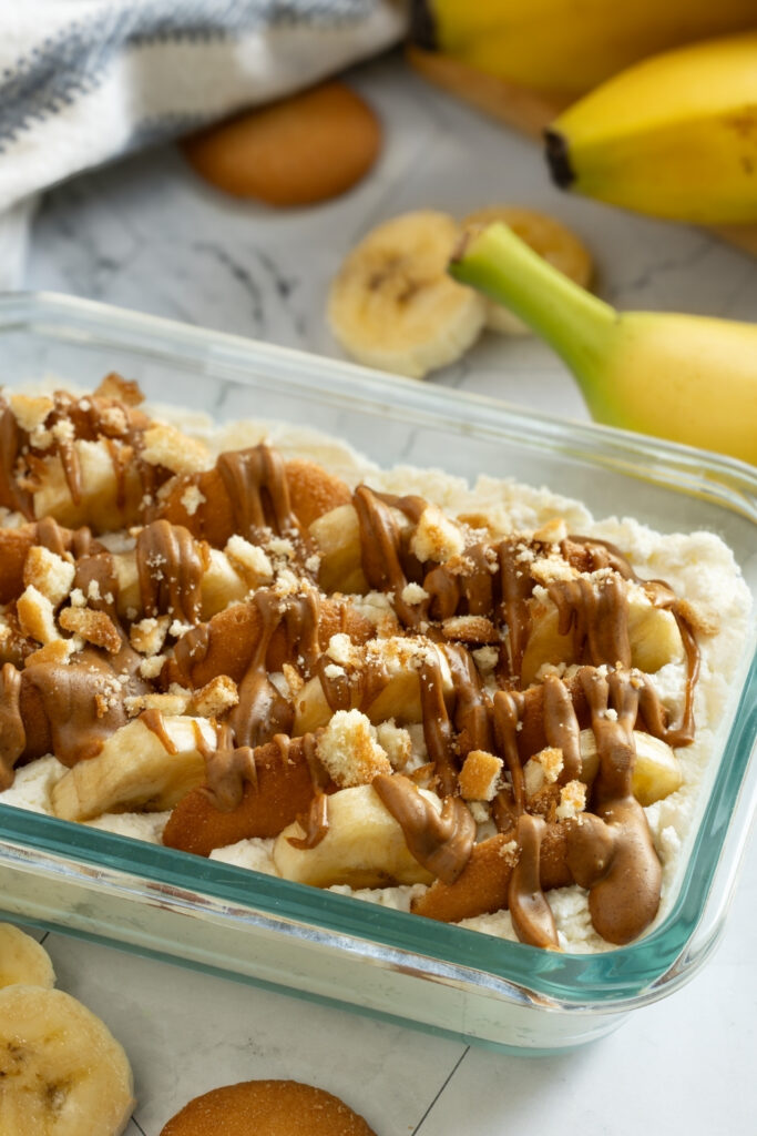 Banana Cheesecake Pudding made with Lifeway Farmer Cheese