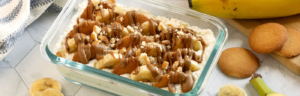 Banana Cheesecake Pudding made with Lifeway Farmer Cheese and Kefir