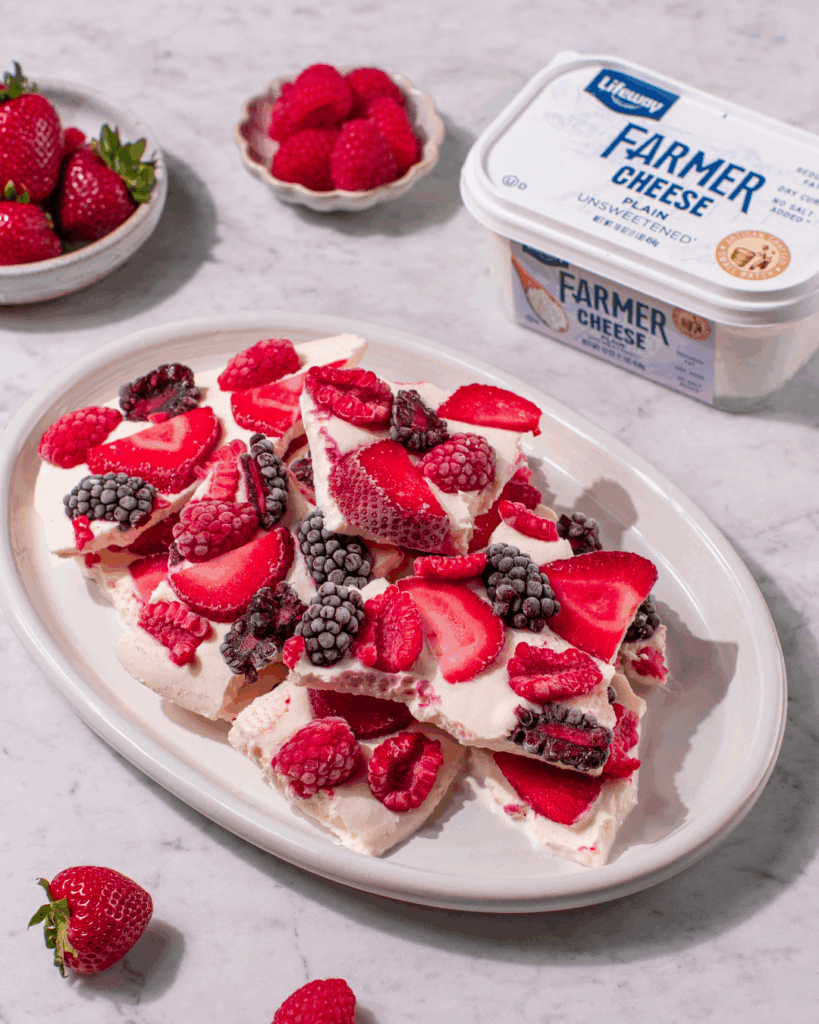 Farmer Cheese Berry Bark