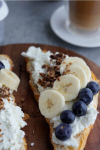 Blueberry Banana Farmer Cheese Croissant made with Lifeway