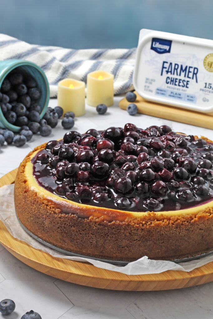 Blueberry Cheesecake - made with Lifeway