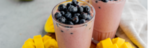 Blueberry Mango Kefir Smoothie