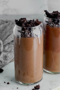 Brownie Batter Chocolate Smoothie made with Lifeway Kefir