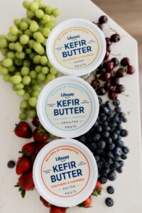 Lifeway Kefir Butter is a European-style butter made with Lifeway’s signature kefir cultures, boasting billions of live and active probiotics per serving