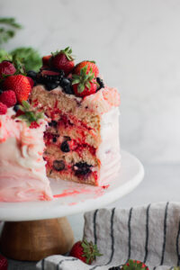 Chantilly Cake made with Lifeway Kefir