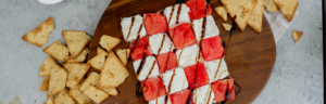 Checkerboard Farmer Cheese Spread