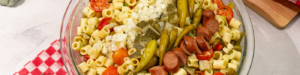 Chicago Hot Dog Pasta Salad with Lifeway Kefir