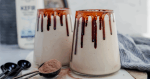 Chocolate Banana Date Shakes made with Lifeway Kefir