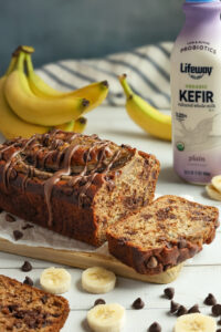 Chocolate Chip Banana Bread made with Lifeway