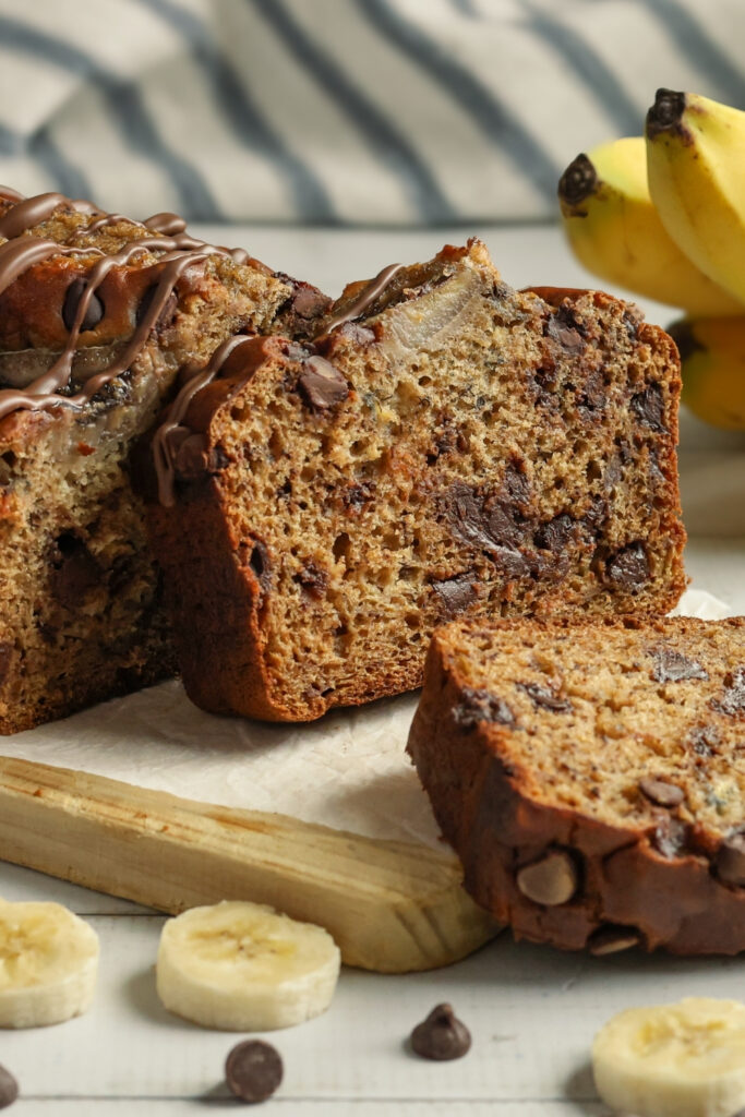 Chocolate Chip Banana Bread made with Lifeway
