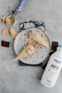 Chocolate Chip Espresso Ice Cream made with Lifeway