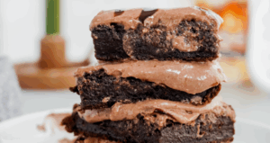 Chocolate Chip Pumpkin Protein Brownies made with Lifeway Kefir