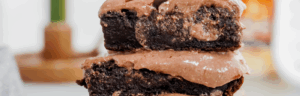 Chocolate Chip Pumpkin Protein Brownies made with Lifeway Kefir