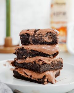 Chocolate Chip Pumpkin Protein Brownies made with Lifeway Kefir