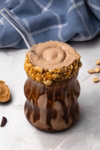 Chocolate Peanut Butter Protein Milkshake - Made with Lifeway Muscle Mates Kefir