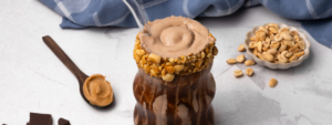 Chocolate Peanut Butter Protein Milkshake - Made with Lifeway Muscle Mates Kefir