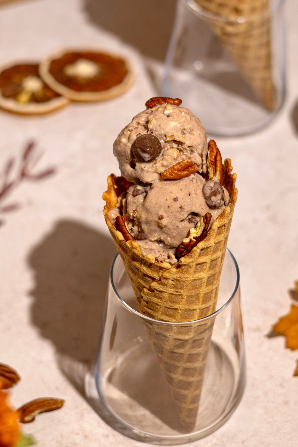 Chocolate Pecan Pie Frozen Kefir Made with Lifeway Kefir