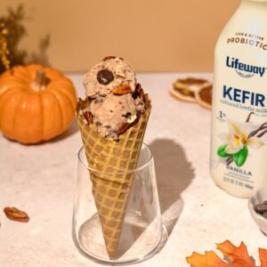 Chocolate Pecan Pie Frozen Kefir Made with Lifeway Kefir