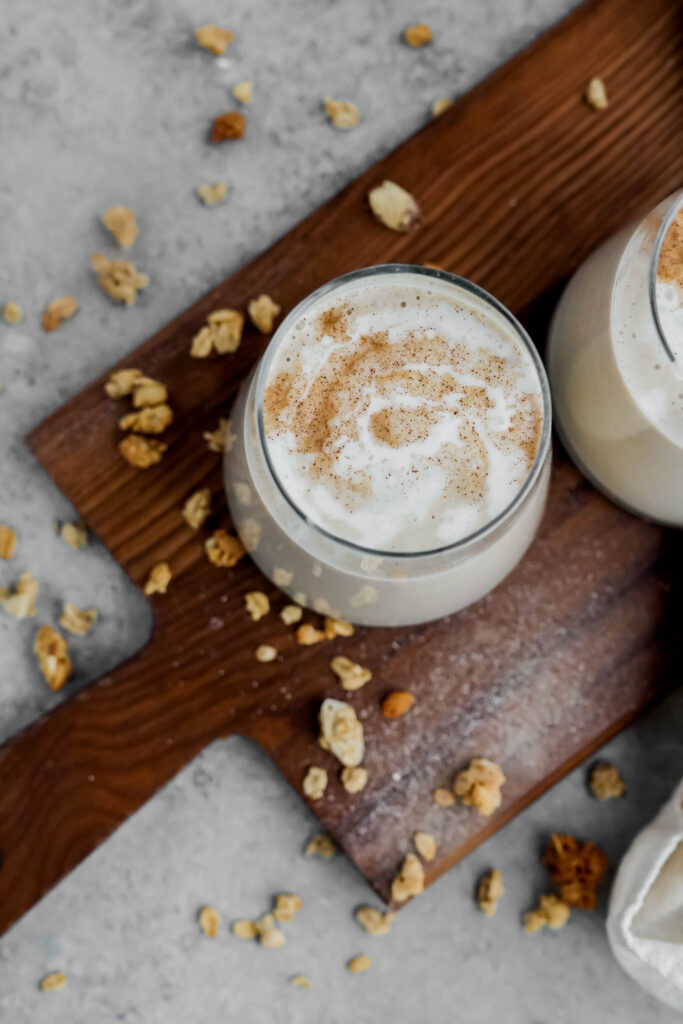 Cinnamon Roll Smoothie made with Lifeway