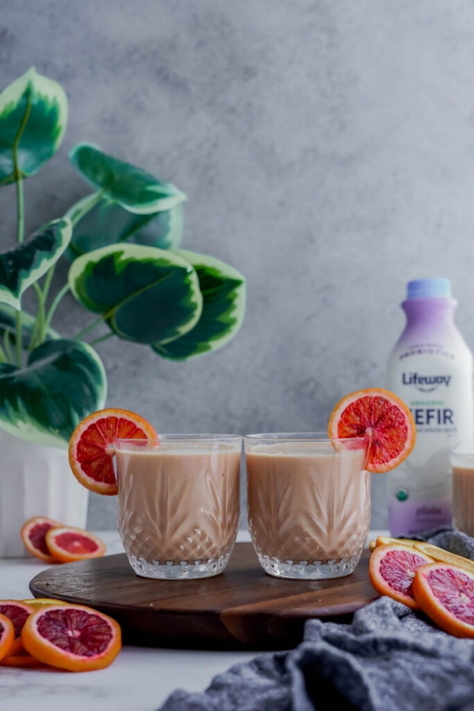 Citrus Sunrise Smoothie made with Lifeway Kefir