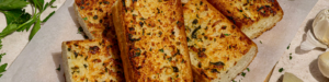 Classic Buttered Garlic Bread with Lifeway Kefir Butter