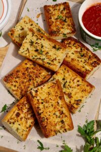 Classic Buttered Garlic Bread with Lifeway Kefir Butter